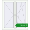 Ціноутворення Вікна 1300x1500 мм REHAU Euro 70 Білий (RAL 9016) з двох сторін. Ціна: ₴16,862.48