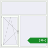 Ціноутворення Вікна 1750x1750 мм REHAU SYNEGO MD. Ціна: €398.95