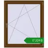Ціноутворення Вікна 1100x1300 мм REHAU Euro 70 WALNUT з двох сторін. Ціна: ₴17,208.88