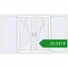 Ціноутворення Вікна 2400x1400 мм REHAU Euro 70 Білий (RAL 9016) з двох сторін. Ціна: ₴23,041.42