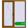 Ціноутворення Вікна 1300x1500 мм REHAU Euro 70. Ціна: €331.04