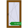 Ціноутворення Вікна 800x1500 мм REHAU Euro 60 GOLDEN OAK з двох сторін. Ціна: ₴10,465.48