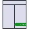 Ціноутворення Вікна 1600x1900 мм REHAU Euro 60 ANTHRACITE_GREY_STRUKTURAL з двох сторін. Ціна: ₴11,258.28
