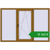Ціноутворення Вікна 1900x1300 мм REHAU Euro 70 LIGHT_OAK з двох сторін. Ціна: ₴18,367.79