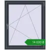 Ціноутворення Вікна 1000x1200 мм REHAU Brillant-Design ANTHRACITE_GREY_STRUKTURAL з двох сторін. Ціна: ₴14,029.97