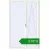 Ціноутворення Вікна 1300x2100 мм REHAU Euro 70 Білий (RAL 9016) з двох сторін. Ціна: ₴13,987.35