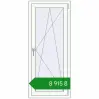 Ціноутворення Вікна 630x1470 мм REHAU Euro 70 Білий (RAL 9016) з двох сторін. Ціна: ₴8,915.42