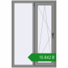Ціноутворення Вікна 1000x1500 мм Altest Pony 375 RAL 9007 Grey aluminium з двох сторін. Ціна: ₴15,842.24