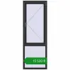 Ціноутворення Вікна 700x2000 мм REHAU SYNEGO MD ANTHRACITE_GREY_GLATT з двох сторін. Ціна: ₴15,520.41