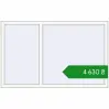 Ціноутворення Вікна 1600x1000 мм REHAU Euro 60 Білий (RAL 9016) з двох сторін. Ціна: ₴4,630.23