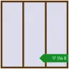Ціноутворення Вікна 2000x2000 мм REHAU Euro 70 WALNUT з двох сторін. Ціна: ₴17,155.84