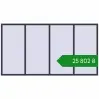Ціноутворення Вікна 3000x1600 мм REHAU Euro 70 ANTHRACITE_GREY_STRUKTURAL з двох сторін. Ціна: ₴25,801.85