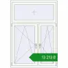 Ціноутворення Tilt-and-Turn 1200x1700 mm REHAU Euro 70 RAL 9016 Traffic white two-sided. Ціна: ₴13,212.68