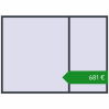Ціноутворення Вікна 2750x2000 мм REHAU Brillant-Design. Ціна: €681.04