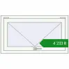 Ціноутворення Вікна 997x560 мм REHAU Euro 60 Білий (RAL 9016) з двох сторін. Ціна: ₴4,232.72