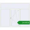 Ціноутворення Вікна 2450x2010 мм REHAU Euro 70 Білий (RAL 9016) з двох сторін. Ціна: ₴24,692.84