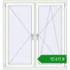 Ціноутворення Вікна 1270x1380 мм REHAU Euro 60 Білий (RAL 9016) з двох сторін. Ціна: ₴10,610.52