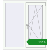 Ціноутворення Вікна 1000x1100 мм REHAU Euro 60. Ціна: €152.30