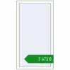 Ціноутворення Вікна 700x1300 мм REHAU Euro 70 Білий (RAL 9016) з двох сторін. Ціна: ₴3,673.33
