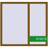 Ціноутворення Вікна 1500x1400 мм REHAU Brillant-Design GOLDEN OAK з двох сторін. Ціна: ₴15,557.31