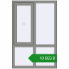 Ціноутворення Вікна 1000x1500 мм Altest Pony 375 RAL 9007 Grey aluminium з двох сторін. Ціна: ₴10,882.80