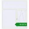 Ціноутворення Вікна 2100x2399 мм REHAU Euro 60 Білий (RAL 9016) з двох сторін. Ціна: ₴18,007.33