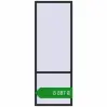 Ціноутворення Вікна 900x2500 мм Altest Pony 375 RAL 9011 Graphite black з двох сторін. Ціна: ₴8,886.88