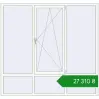 Ціноутворення Вікна 2100x2000 мм REHAU Euro 70 Білий (RAL 9016) з двох сторін. Ціна: ₴27,310.05