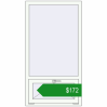 Ціноутворення Вікна 800x1500 мм Altest Pony 375 RAL 9016 Traffic white з двох сторін. Ціна: $172.40