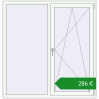 Ціноутворення Вікна 1460x1520 мм REHAU Brillant-Design Білий (RAL 9016) з двох сторін. Ціна: €286.33
