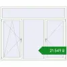 Ціноутворення Вікна 2200x1800 мм REHAU Euro 70 Білий (RAL 9016) з двох сторін. Ціна: ₴21,549.31