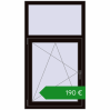 Ціноутворення Вікна 820x1459 мм REHAU Euro 60. Ціна: €189.74