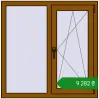 Ціноутворення Вікна 1000x1004 мм REHAU Euro 60 GOLDEN OAK з двох сторін. Ціна: ₴9,282.16
