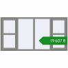 Ціноутворення Вікна 2400x1200 мм Altest Pony 375 RAL 9007 Grey aluminium з двох сторін. Ціна: ₴19,607.46
