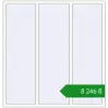Ціноутворення Вікна 1730x1800 мм REHAU Euro 60 Білий (RAL 9016) з двох сторін. Ціна: ₴8,246.32