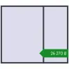 Ціноутворення Вікна 2450x2100 мм REHAU Euro 70 ANTHRACITE_GREY_STRUKTURAL з двох сторін. Ціна: ₴26,269.61