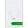 Ціноутворення Вікна 1300x2100 мм REHAU Euro 60 Білий (RAL 9016) з двох сторін. Ціна: ₴12,687.00