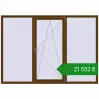 Ціноутворення Вікна 2200x1550 мм REHAU Euro 70 WALNUT з двох сторін. Ціна: ₴21,552.13