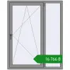 Ціноутворення Вікна 1200x1500 мм Altest Pony 375 RAL 9007 Grey aluminium з двох сторін. Ціна: ₴16,766.05