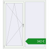 Ціноутворення Вікна 1600x1800 мм REHAU Brillant-Design Білий (RAL 9016) з двох сторін. Ціна: €341.68