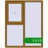 Ціноутворення Вікна 1200x1500 мм REHAU Euro 60 LIGHT_OAK з двох сторін. Ціна: ₴8,612.91