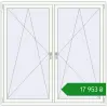 Ціноутворення Вікна 1750x1720 мм REHAU Euro 70 Білий (RAL 9016) з двох сторін. Ціна: ₴17,953.48