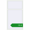 Ціноутворення Вікна 1050x1950 мм REHAU Euro 60. Ціна: €115.07