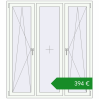 Ціноутворення Вікна 1500x1700 мм REHAU Euro 70 Білий (RAL 9016) з двох сторін. Ціна: €394.11