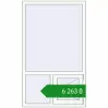 Ціноутворення Вікна 940x1570 мм REHAU Euro 60 Білий (RAL 9016) з двох сторін. Ціна: ₴6,263.21