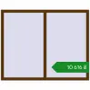 Ціноутворення Вікна 1500x1200 мм REHAU Euro 70 WALNUT з двох сторін. Ціна: ₴10,616.22