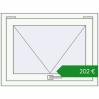 Ціноутворення Вікна 800x600 мм Altest Pony 375 RAL 9016 Traffic white з двох сторін. Ціна: €202.07
