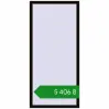 Ціноутворення Вікна 870x1870 мм REHAU Euro 60 BLACK_BROWN з двох сторін. Ціна: ₴5,405.84
