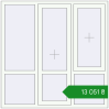 Ціноутворення Вікна 1500x1500 мм Altest Pony 375 RAL 9016 Traffic white з двох сторін. Ціна: ₴13,051.13