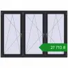 Ціноутворення Вікна 2000x1400 мм REHAU Euro 70 BLACK_ULTI-MATT з двох сторін. Ціна: ₴27,710.17